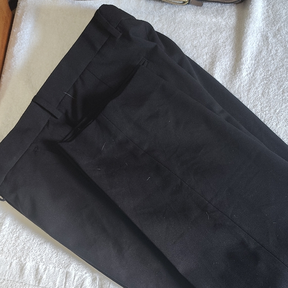 Nautica Men's Black Dress Pants 38x32